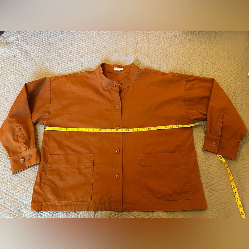 Eileen Fisher Terracotta Utility Jacket - Picture 2 of 5